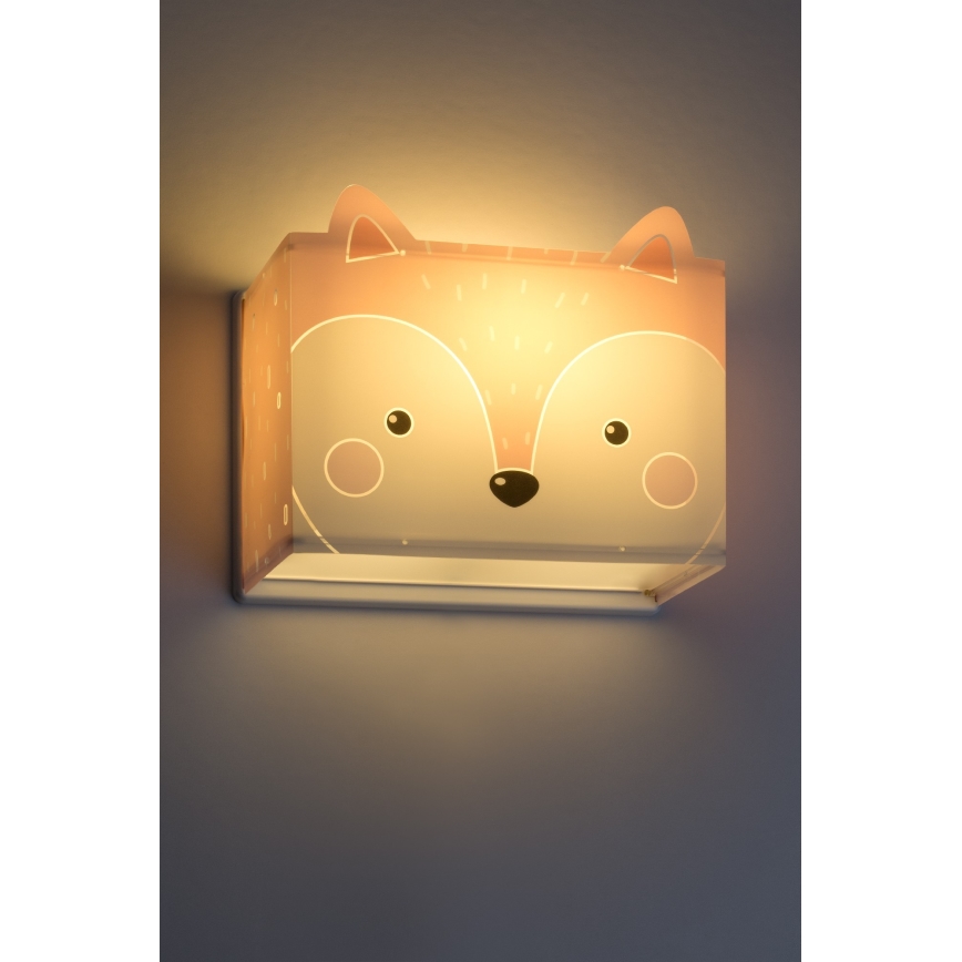 Dalber 64588 - Lasten seinävalaisin LITTLE FOX 1xE27/60W/230V