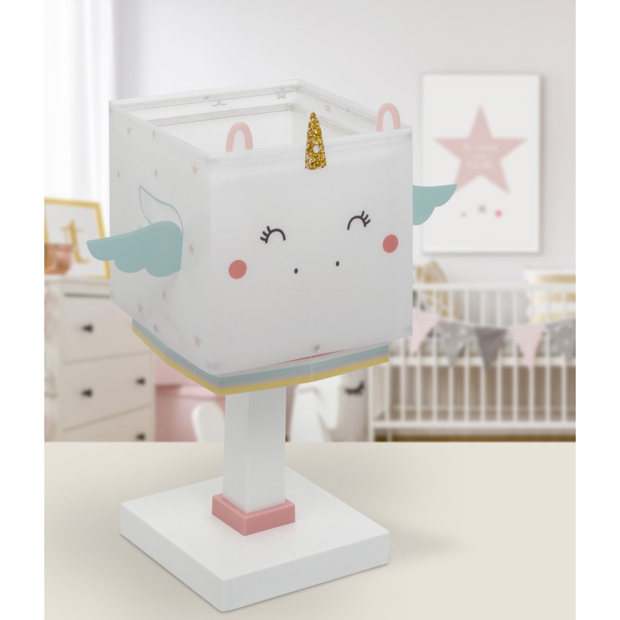 Dalber 64591 - Lasten lamppu LITTLE UNICORN 1xE14/8W/230V