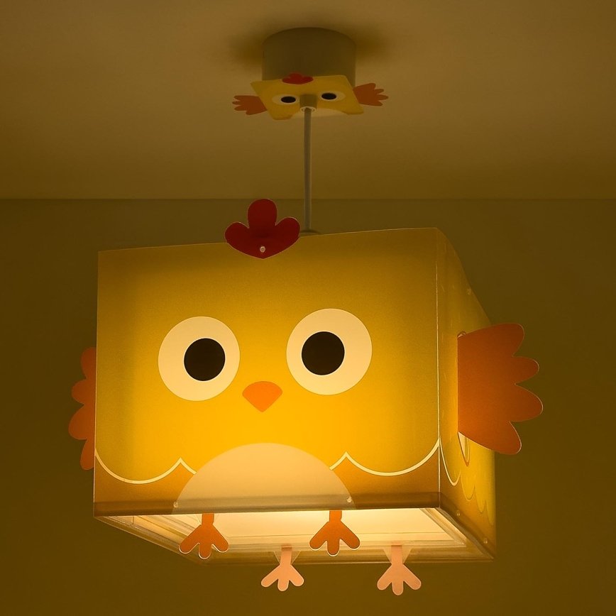 Dalber 64642 - Lasten kattokruunu LITTLE CHICKEN 1xE27/15W/230V