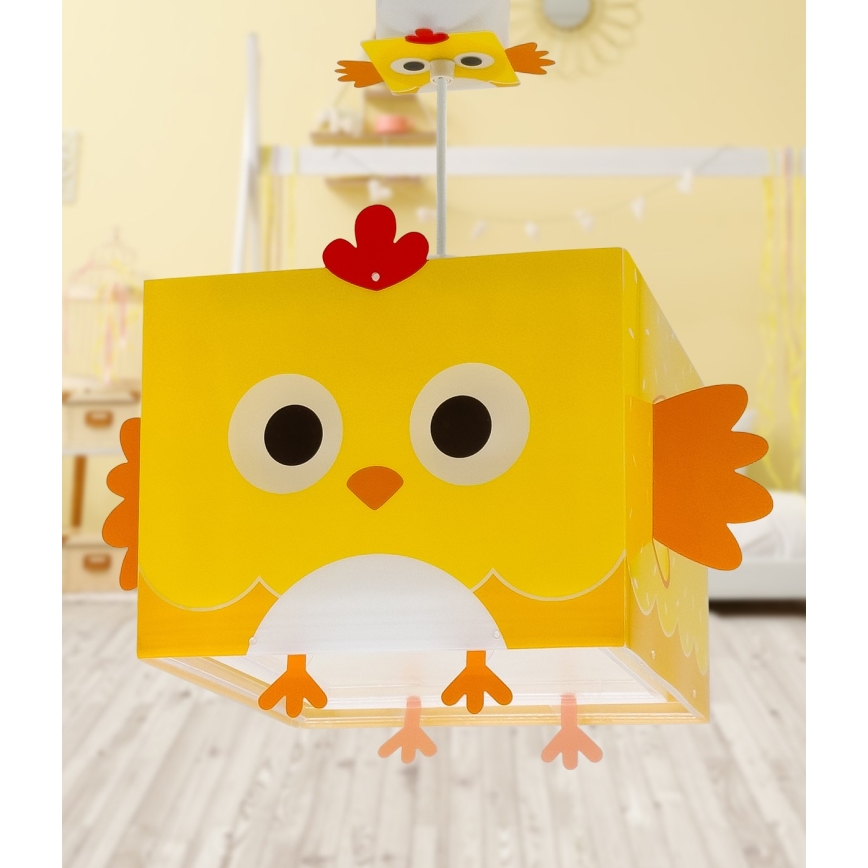 Dalber 64642 - Lasten kattokruunu LITTLE CHICKEN 1xE27/15W/230V