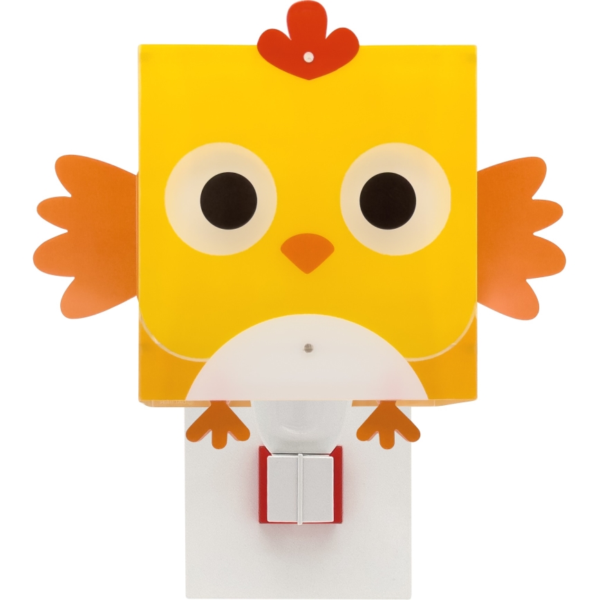 Dalber 64649 - Lasten seinävalaisin LITTLE CHICKEN 1xE27/15W/230V