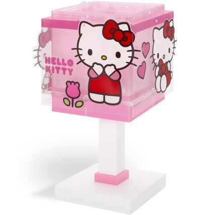 Dalber 73261 - LED Lasten pöytävalaisin HELLO KITTY 1xG4/4W/230V vaaleanpunainen