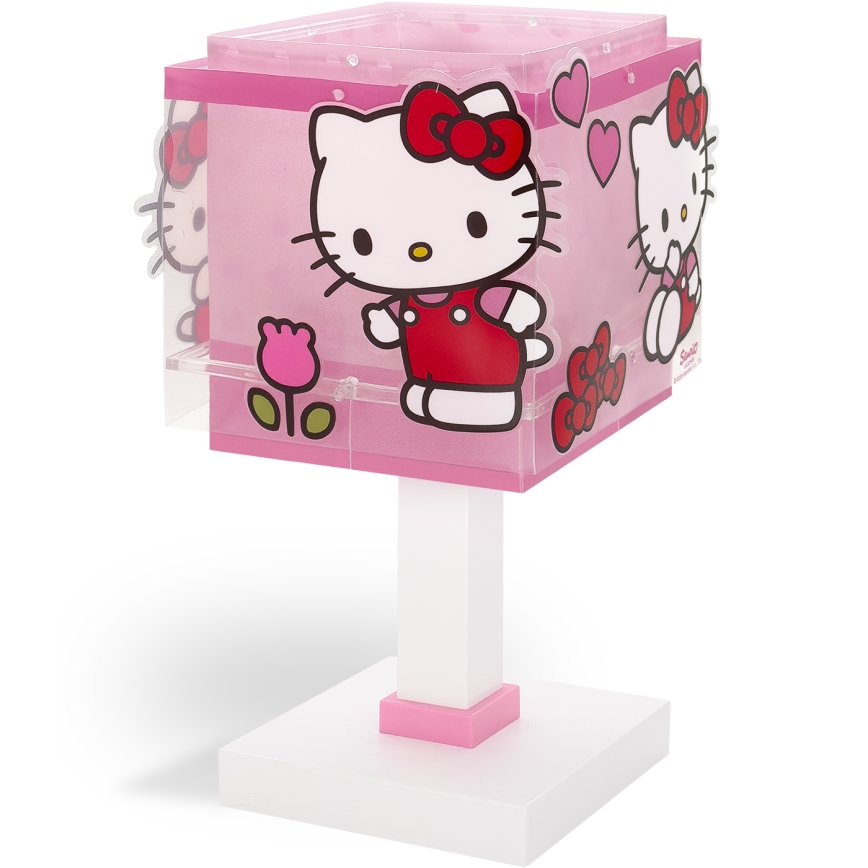 Dalber 73261 - LED Lasten pöytävalaisin HELLO KITTY 1xG4/4W/230V vaaleanpunainen