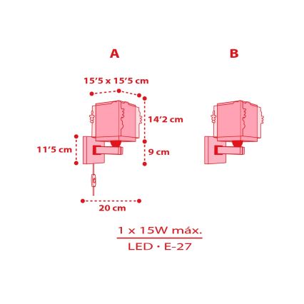 Dalber 73269 - HELLO KITTY lasten seinävalaisin 1x E27/15W/230V, vaaleanpunainen