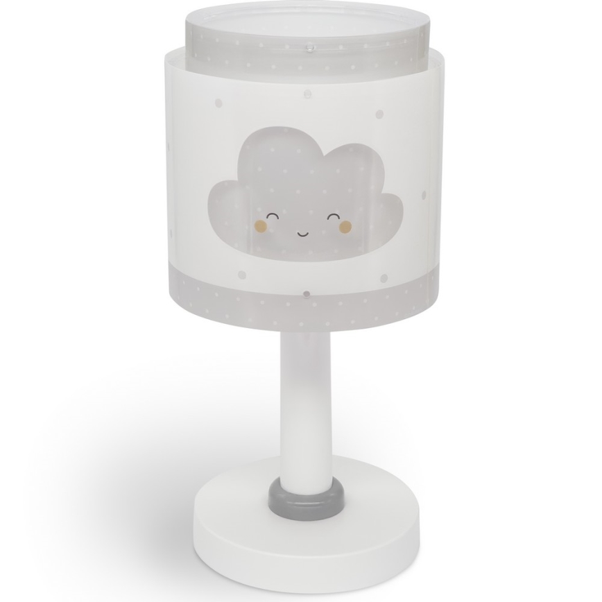 Dalber 76011E - Lasten lamppu BABY DREAMS 1xE14/8W/230V harmaa