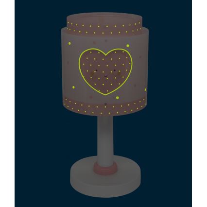 Dalber 76011S - Lasten lamppu BABY DREAMS 1xE14/8W/230V vaaleanpunainen