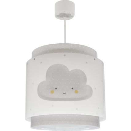 Dalber 76012E - Lasten kattokruunu BABY DREAMS 1xE27/15W/230V harmaa