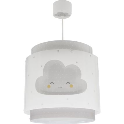 Dalber 76012E - Lasten kattokruunu BABY DREAMS 1xE27/15W/230V harmaa