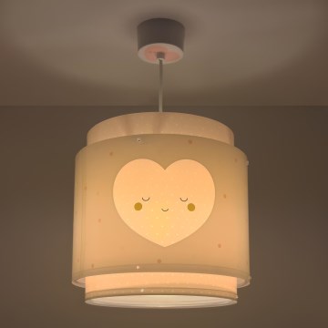 Dalber 76012S - Lasten kattokruunu BABY DREAMS 1xE27/15W/230V vaaleanpunainen