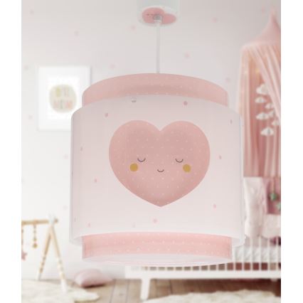 Dalber 76012S - Lasten kattokruunu BABY DREAMS 1xE27/15W/230V vaaleanpunainen