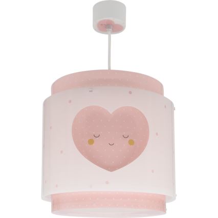 Dalber 76012S - Lasten kattokruunu BABY DREAMS 1xE27/15W/230V vaaleanpunainen