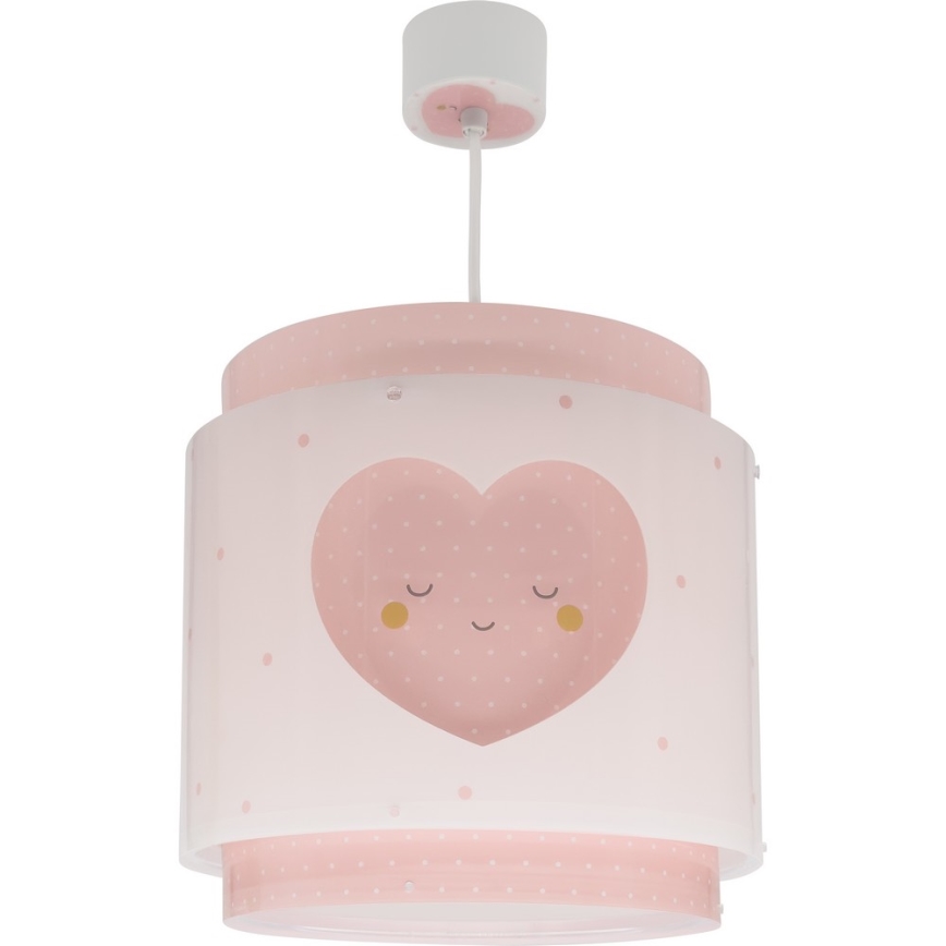 Dalber 76012S - Lasten kattokruunu BABY DREAMS 1xE27/15W/230V vaaleanpunainen