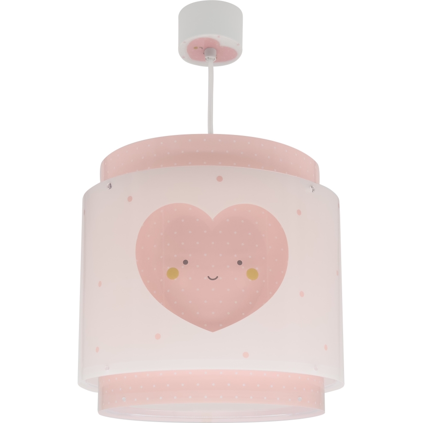 Dalber 76012S - Lasten kattokruunu BABY DREAMS 1xE27/15W/230V vaaleanpunainen