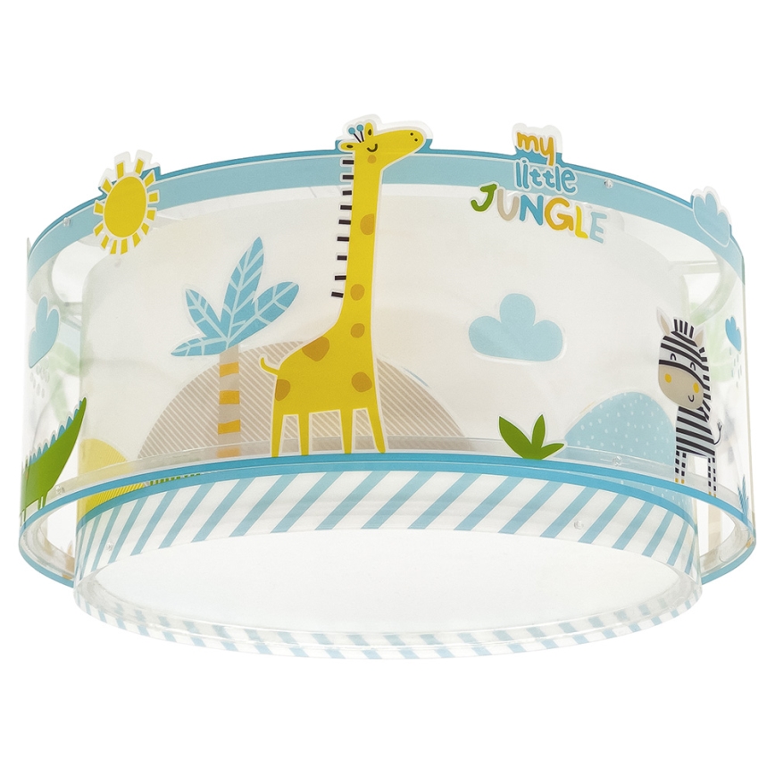 Dalber 76116 - Lasten kattovalaisin JUNGLE 2xE27/15W/230V