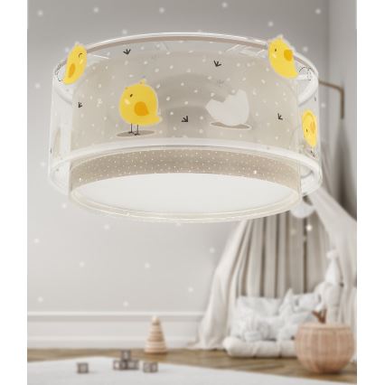 Dalber 76876 - Lasten kattovalaisin BABY CHICK 2xE27/15W/230V