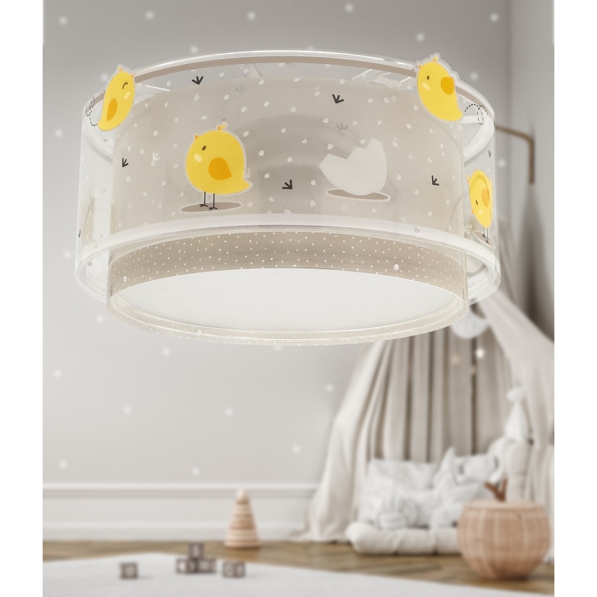 Dalber 76876 - Lasten kattovalaisin BABY CHICK 2xE27/15W/230V