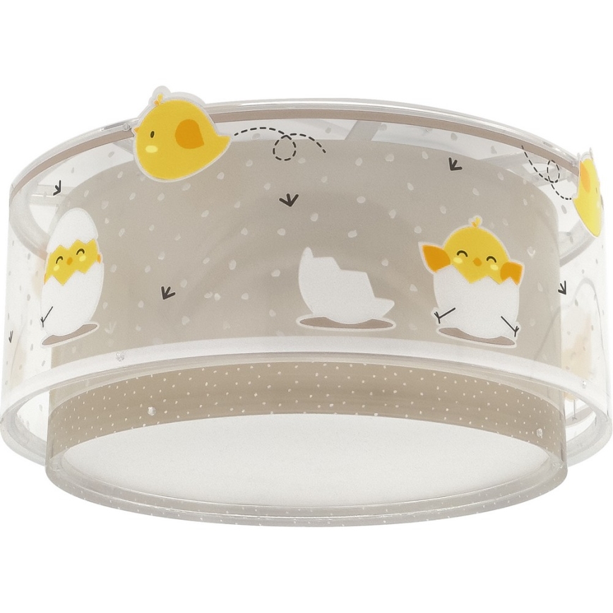 Dalber 76876 - Lasten kattovalaisin BABY CHICK 2xE27/15W/230V