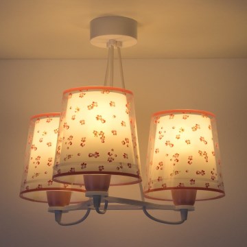 Dalber 81177S - Lasten kattokruunu DREAM FLOWERS 3xE27/60W/230V