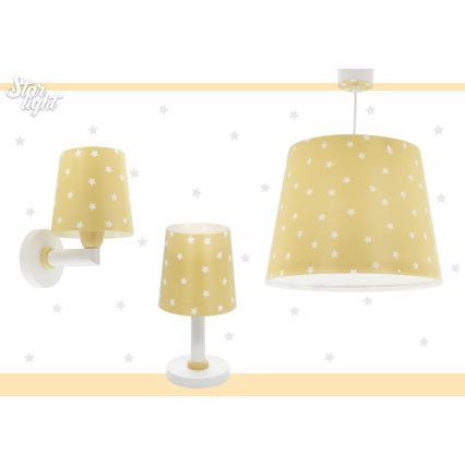 Dalber 82211A - Lasten lamppu STAR LIGHT 1xE14/40W/230V keltainen