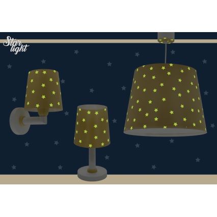 Dalber 82211A - Lasten lamppu STAR LIGHT 1xE14/40W/230V keltainen