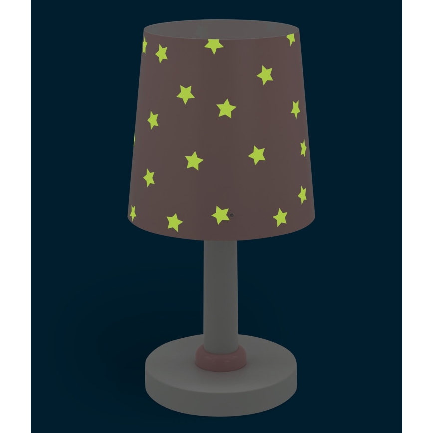 Dalber 82211S - Lasten lamppu STAR LIGHT 1xE14/40W/230V pinkki