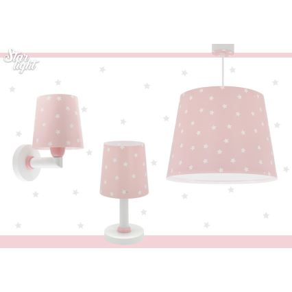Dalber 82211S - Lasten lamppu STAR LIGHT 1xE14/40W/230V pinkki