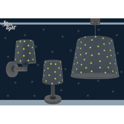 Dalber 82211T - Lasten lamppu STAR LIGHT 1xE14/40W/230V sininen