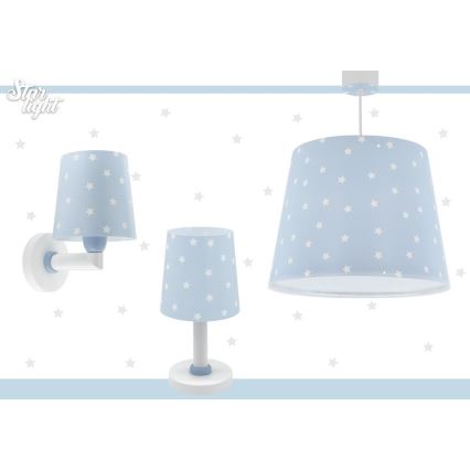 Dalber 82211T - Lasten lamppu STAR LIGHT 1xE14/40W/230V sininen