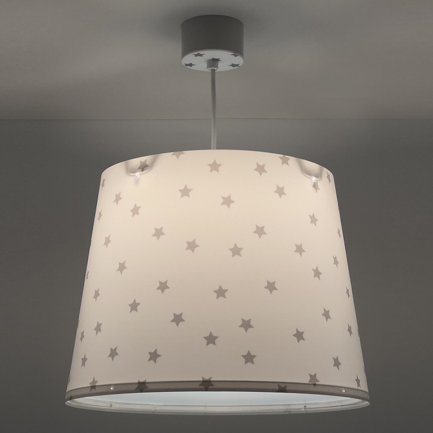 Dalber 82212B - Lasten kattokruunu STAR LIGHT 1xE27/60W/230V valkoinen