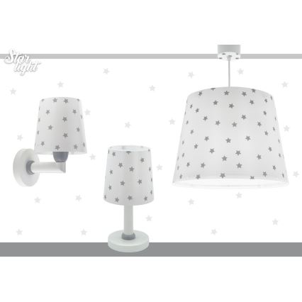 Dalber 82212B - Lasten kattokruunu STAR LIGHT 1xE27/60W/230V valkoinen