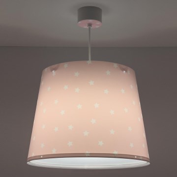 Dalber 82212S - Lasten kattokruunu STAR LIGHT 1xE27/60W/230V pinkki