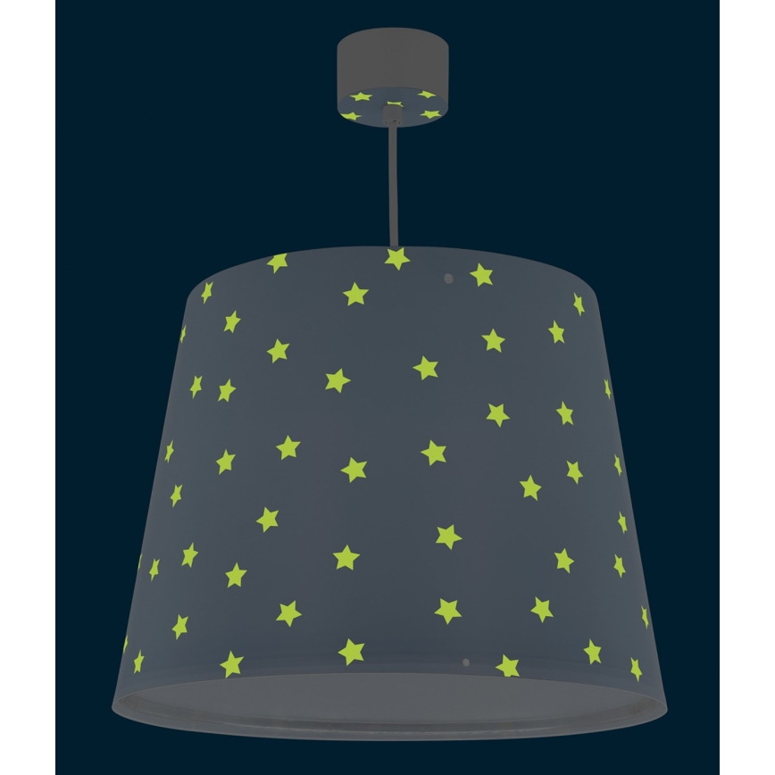 Dalber 82212T - Lasten kattokruunu STAR LIGHT 1xE27/60W/230V sininen