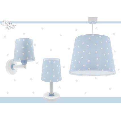 Dalber 82212T - Lasten kattokruunu STAR LIGHT 1xE27/60W/230V sininen