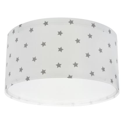 Dalber 82216B - Lasten kattovalaisin STAR LIGHT 2xE27/60W/230V valkoinen