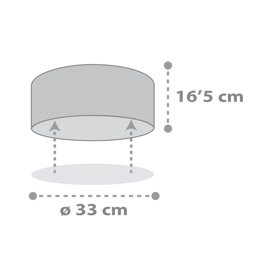 Dalber 82216B - Lasten kattovalaisin STAR LIGHT 2xE27/60W/230V valkoinen
