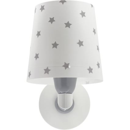 Dalber 82219B - Lasten seinävalo STAR LIGHT 1xE27/60W/230V valkoinen