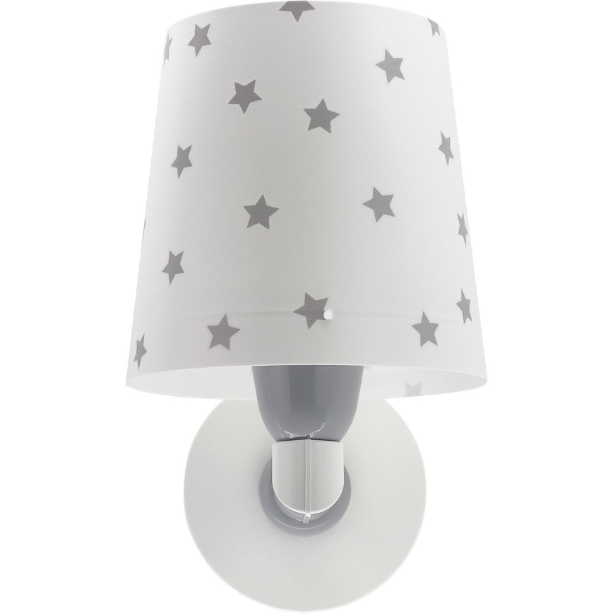 Dalber 82219B - Lasten seinävalo STAR LIGHT 1xE27/60W/230V valkoinen