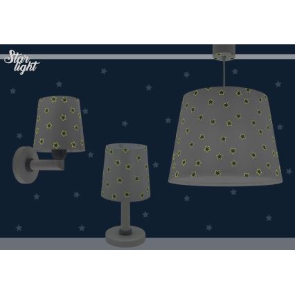 Dalber 82219B - Lasten seinävalo STAR LIGHT 1xE27/60W/230V valkoinen