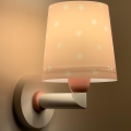 Dalber 82219S - Lasten seinävalo STAR LIGHT 1xE27/60W/230V pinkki