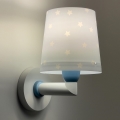 Dalber 82219T - Lasten seinävalo STAR LIGHT 1xE27/60W/230V sininen