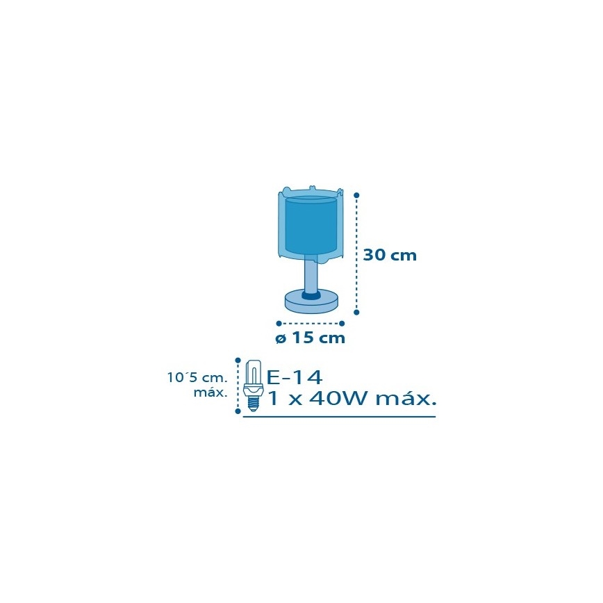 Dalber D-41341 - Lasten lamppu PLANETS 1xE14/40W/230V