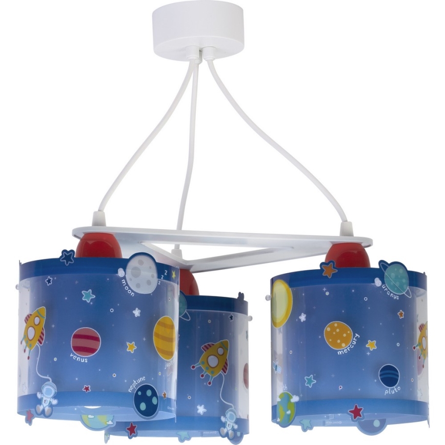 Dalber D-41344 - Lasten kattokruunu PLANETS 3xE27/60W/230V