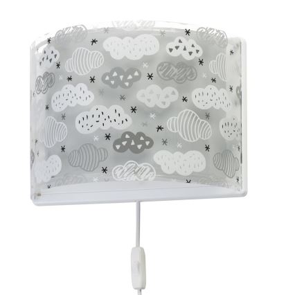 Dalber D-41418E - Lasten seinävalaisin CLOUDS 1xE27/60W/230V