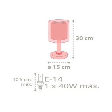 Dalber D-41431 - Lasten lamppu COLOR RAIN 1xE14/40W/230V