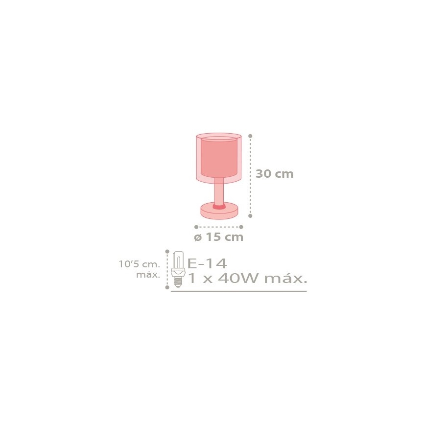 Dalber D-41431 - Lasten lamppu COLOR RAIN 1xE14/40W/230V
