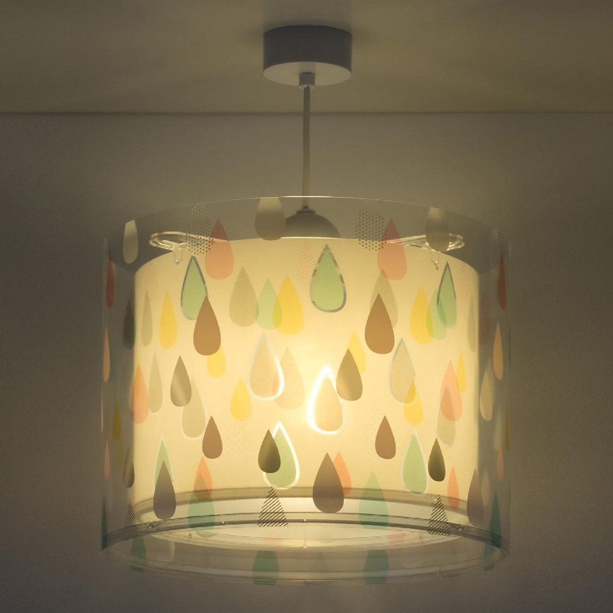 Dalber D-41432 - Lasten kattokruunu COLOR RAIN 1xE27/60W/230V