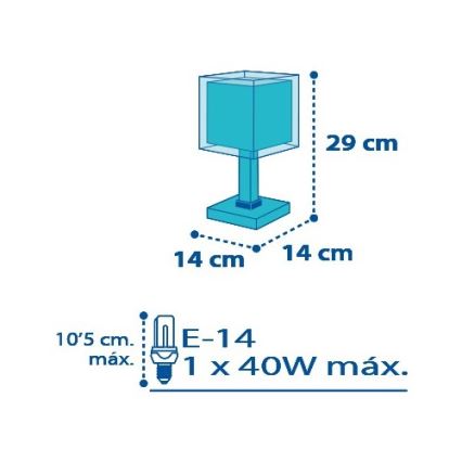 Dalber D-43421 - Lasten lamppu PETIT MARIN 1xE14/40W/230V