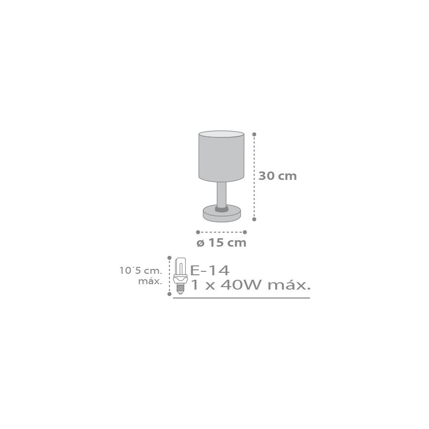 Dalber D-62011E - Lasten lamppu SWEET DREAMS 1xE14/40W/230V
