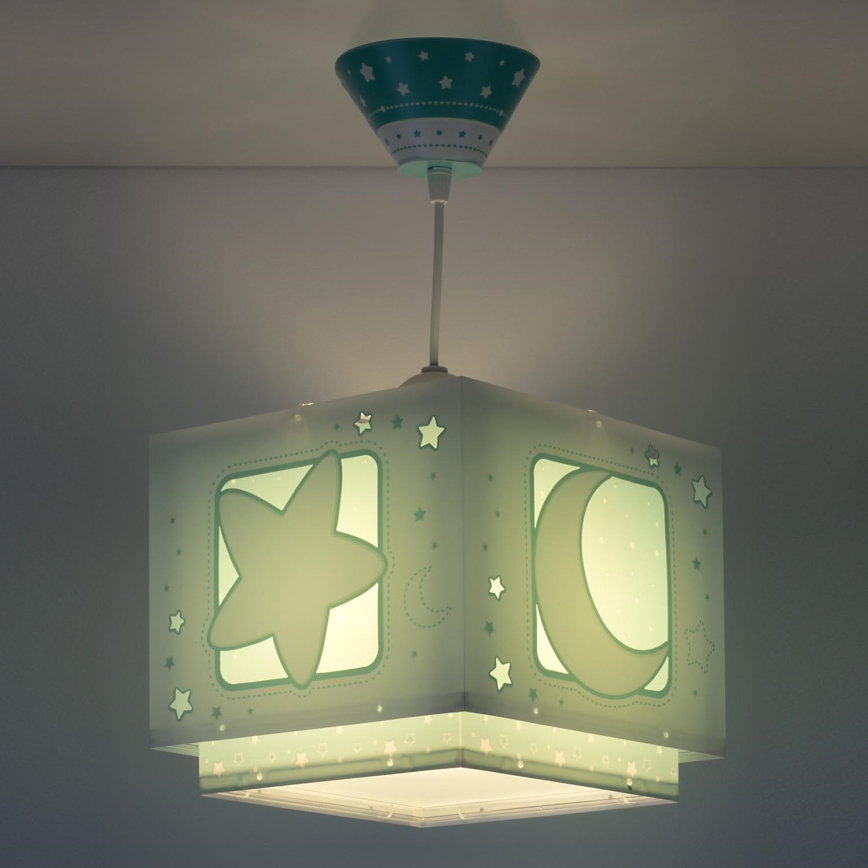 Dalber D-63232H - Lasten kattokruunu MOONLIGHT 1xE27/60W/230V