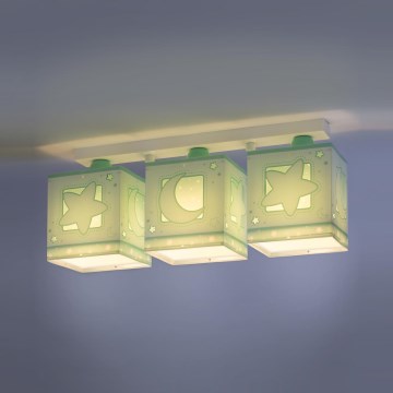 Dalber D-63233NH - Lasten kattovalaisin MOONLIGHT 3xE27/60W/230V